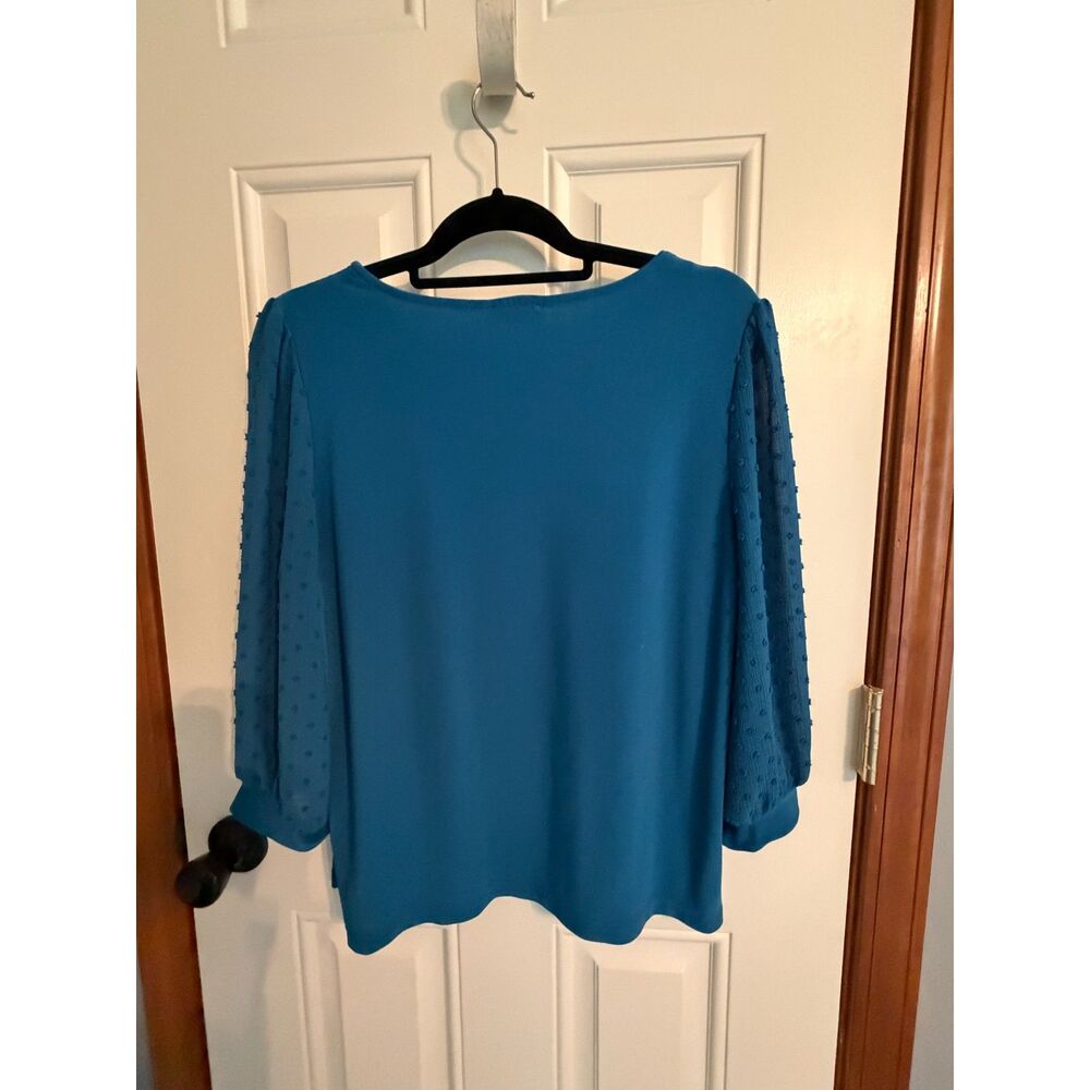 CeCe long sleeve blouse size M
